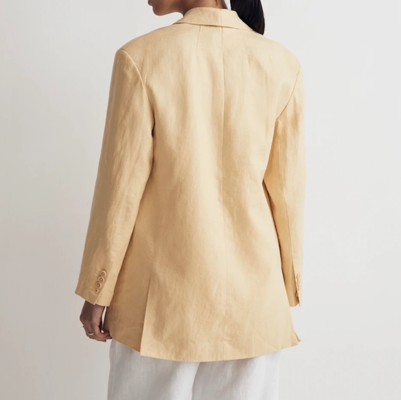 Madewell Oversized Linen Blazer - Picture 2 of 11